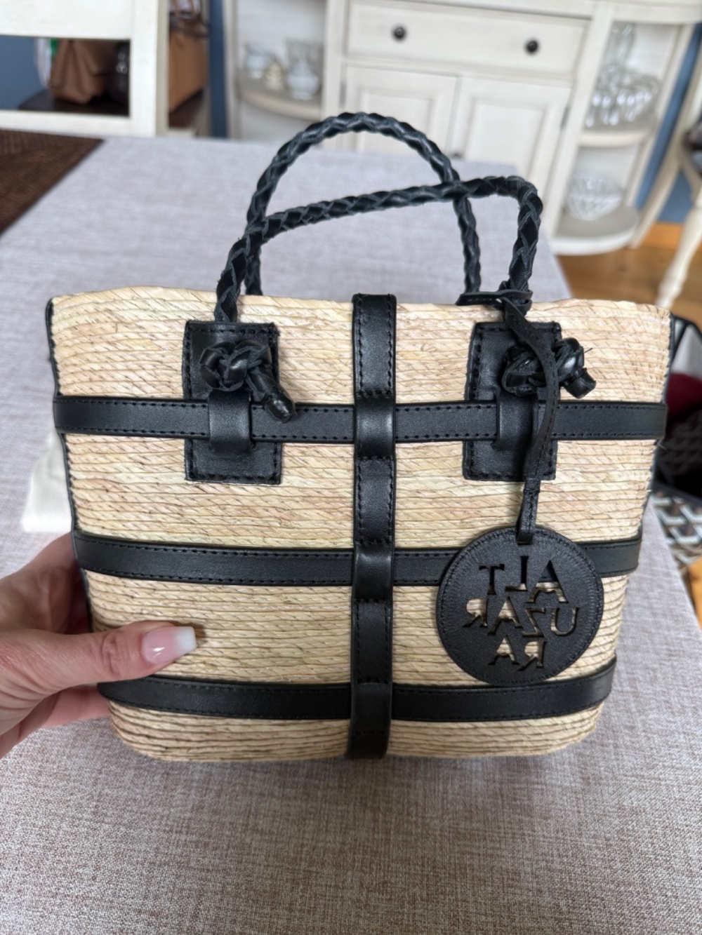Altuzarra Watermill Raffia Mini - Picture 2 of 8